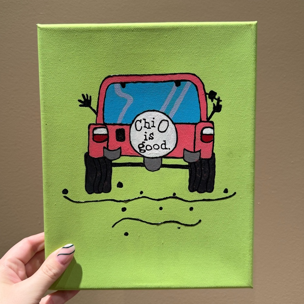 Chi O is Good canvas